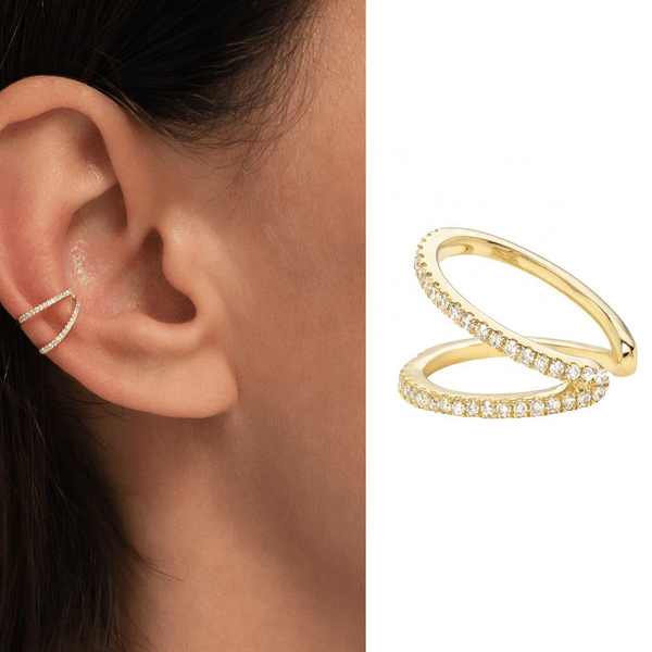 0.8, 20 gauge Fake Conch Piercing Ear Cuff , Cartilage - Import It All